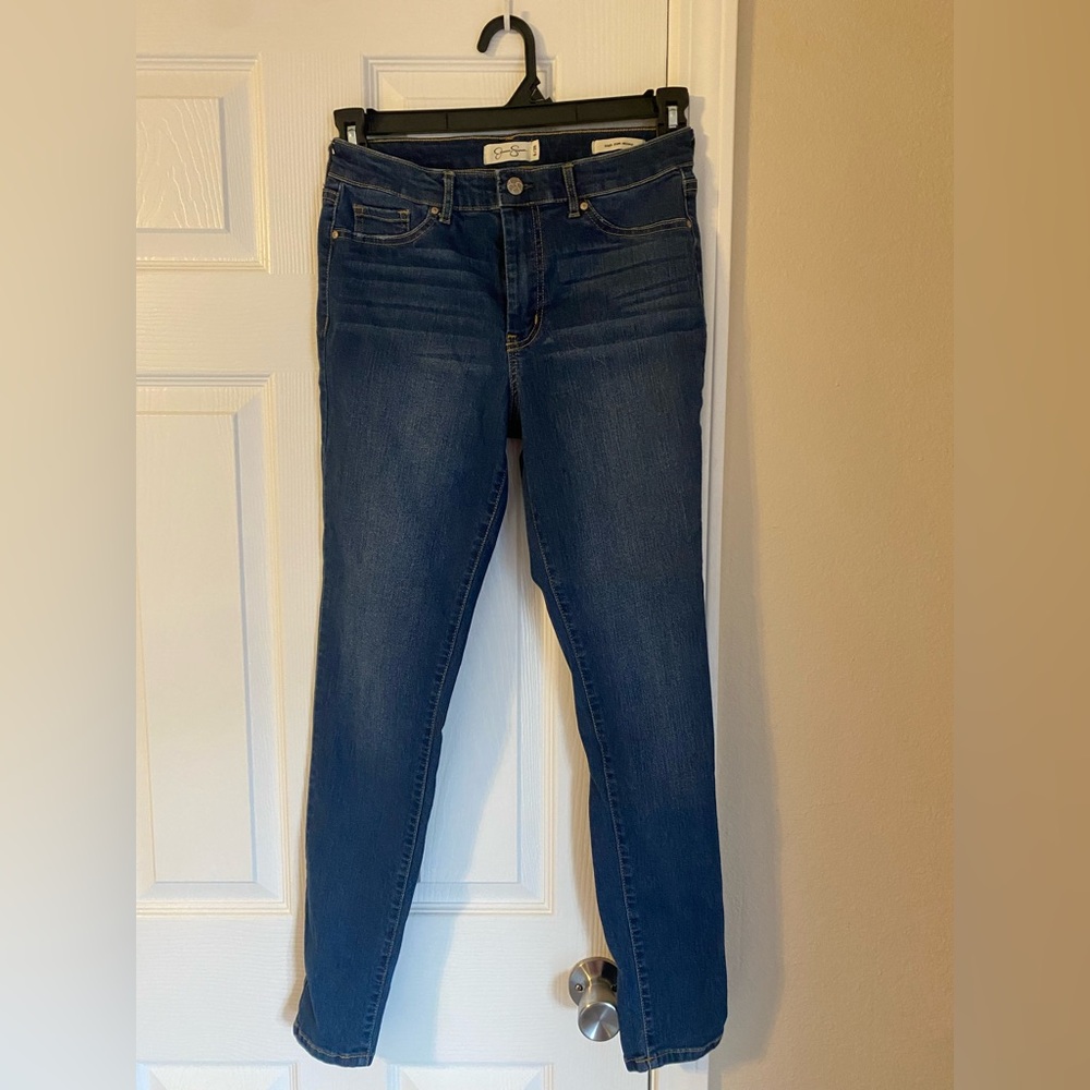 Jessica Simpson Women's High Rise Skinny Jeans Dark Wash Size 6